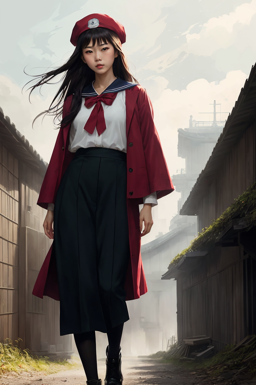 01296-3464469770-capitals girl with a sailor red cap, asian, red and black color clothes anime key visual full body portrait character concept ar.png